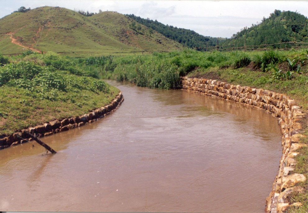 Protection wall - All set and ready to defend against the onslaught of soil erosion