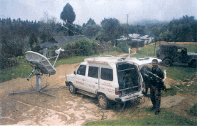 Training programme via Satellite Communication Technology