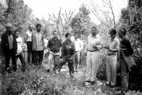 Dr. Suraj Bhan, Addl. Comm. Ministry of Agriculture, Govt. of India interacting with farmers of Umsiang Watershed (WDPSCA)